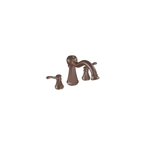 Oil Rubbed Bronze Two-Handle Roman Tub Faucet